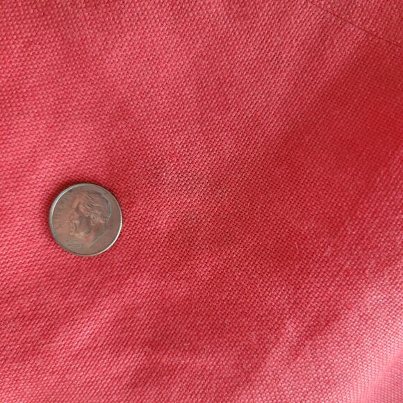 Talbots Irish Linen Blazer Coral Spring Easter Button Front Women 10 - Picture 11 of 11